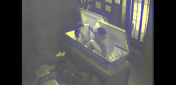  Crazy Couple Fucking in Empty Coffin